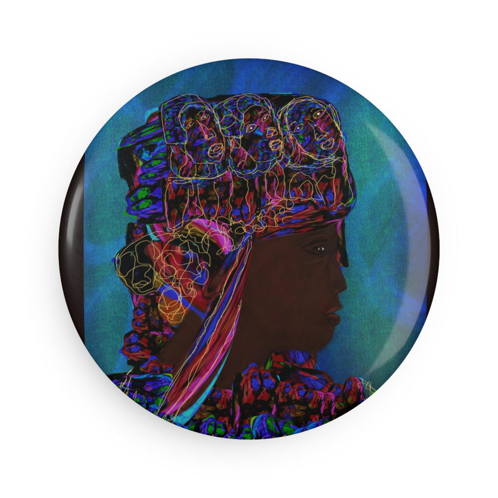 BEHIND The Whims Button Magnet, Round (1 & 10 pcs)