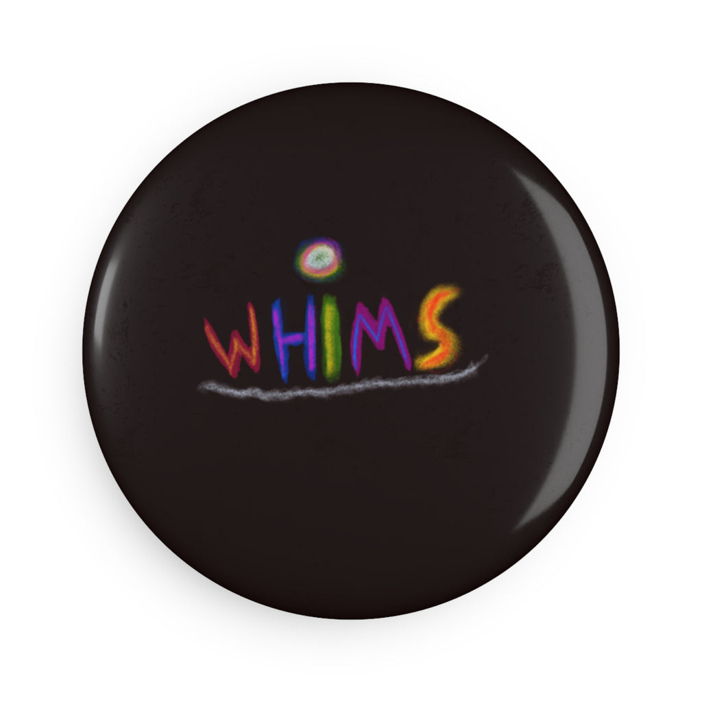 Whims Button Magnet, Round (1 & 10 pcs)
